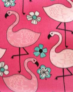 Flamingos & Flowers Fleece!
