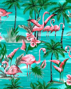 Paradise Island Flamingos